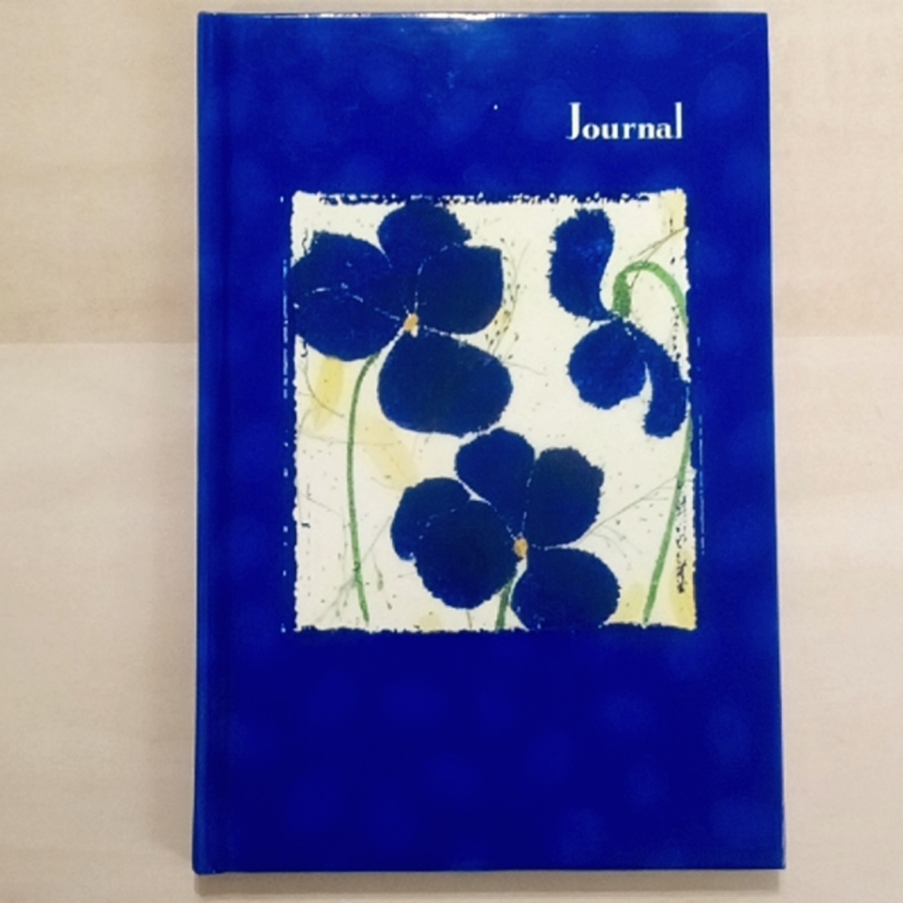 3/$15 Blue Floral Journal